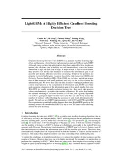 LightGBM: A Highly Efﬁcient Gradient Boosting Decision …