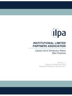 INSTITUTIONAL LIMITED PARTNERS ASSOCIATION