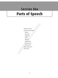 Parts of Speech - Wiley