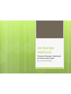 McKenzie Method - MCCC