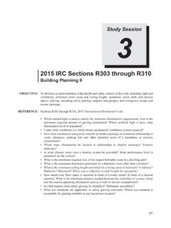 2015 IRC Sections R303 through R310 - iccsafe.org