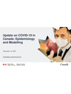 Update on COVID-19 in Canada: Epidemiology and Modelling