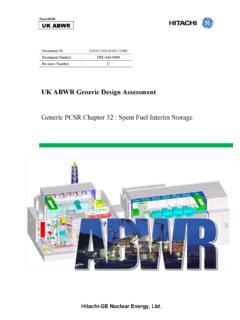 UK ABWR Generic Design Assessment