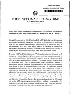 CORTE SUPREMA DI CASSAZIONE