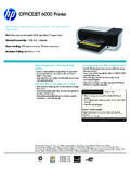 OFFICEJET 6000 Printer - hp.com