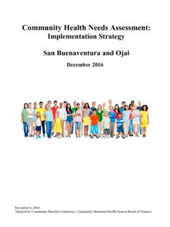 Implementation Strategy San Buenaventura and Ojai