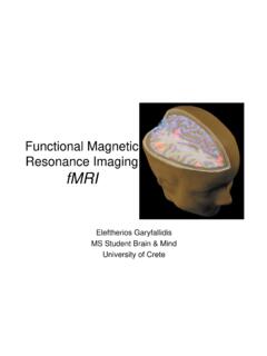 Functional Magnetic Resonance Imaging fMRI