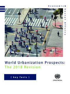 World Urbanization Prospects: The 2018 Revision