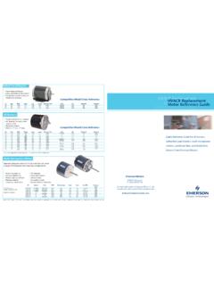 Competitive Model Cross Reference HVACR Replacement