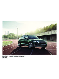 Audi Q5 Model Range Pricelist - Home - Audi SA