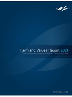 Farmland Values Report 2021 - fcc-fac.ca
