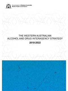 Western Australian Alcohol and Drug Interagency Strategy ...