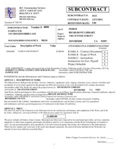 CONTRACT DATE: License # 716719 RETENTION RATE ...