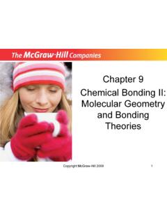 Chapter 9 Chemical Bonding II: Molecular Geometry and ...