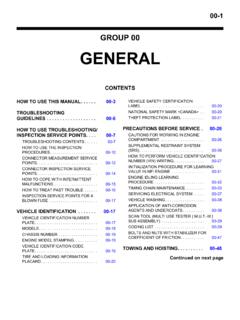 GROUP 00 GENERAL - Evo X Service Manual