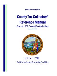 County Tax Collectors Reference Manual 2017