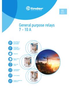 General purpose relays 7 - 10 A
