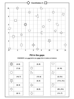 Fill in the gaps - Maths Worksheets