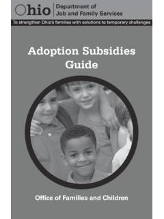 Adoption Subsidies Guide - The Ohio Child Welfare Training ...