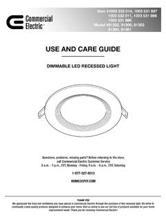 USE AND CARE GUIDE