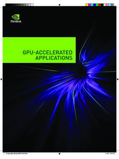 NVIDIA | GPU Applications Catalog