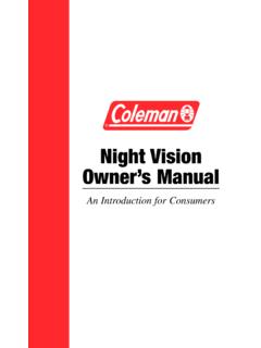 Night Vision Owner’s Manual - Famous Trails