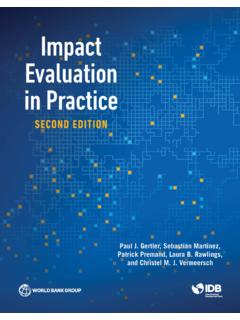 Impact Evaluation in Practice - Fapesp