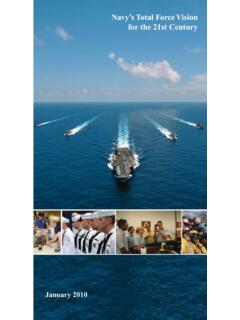 Navy’s Total Force Vision for the 21st Century