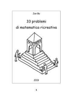 33 problemi di matematica ricreativa - utenti.quipo.it