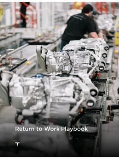 Tesla Return to Work Playbook