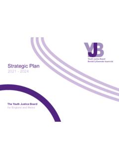 YJB Strategic Plan 2021 - 2024 - GOV.UK