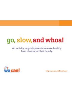 Go, Slow, and Whoa! - National Institutes of Health