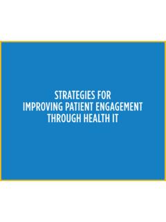 Strategies For Improving Patient Engagement Through …