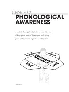 CHAPTER 2: PHONOLOGICAL AWARENESS - hand2mind