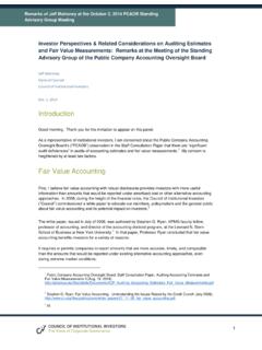 Introduction Fair Value Accounting - PCAOB