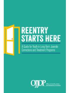 Report: Reentry Starts Here: A Guide for Youth in Long ...