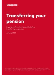 Transferring your pension - Vanguard