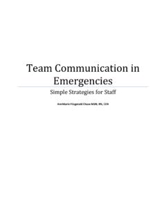 Team Communication in Emergencies - ZOLL