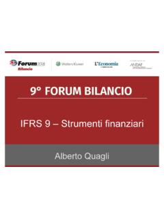 IFRS 9 –Strumenti finanziari - andaf.it