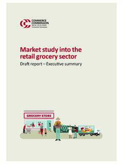 Market study into the retail grocery sector - Commerce …