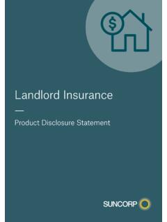 Landlord Insurance - PDS - Suncorp