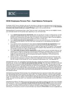 HCSC Employees Pension Plan – Cash Balance Participants