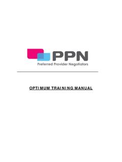 OPTIMUM TRAINING MANUAL - PPN Optimum | …