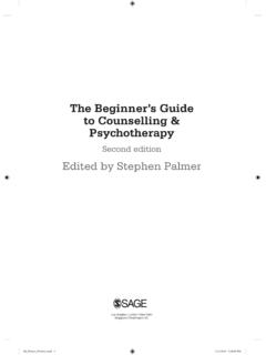 The Beginner’s Guide to Counselling &amp; Psychotherapy