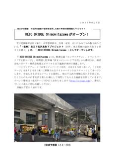 KEIO BRIDGE Shimokitazawa がオープン！ - …