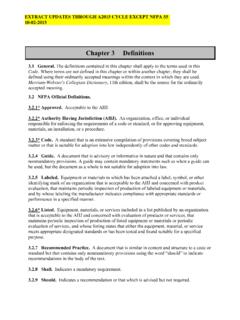 Chapter 3 Definitions - NFPA