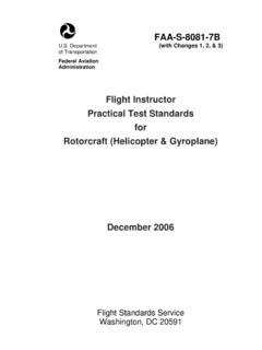 Flight Instructor Practical Test Standards for Rotorcraft ...