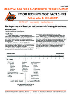 FOOD TECHNOLOGY FACT SHEET - DocuShare