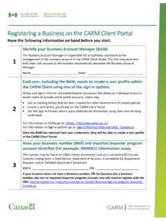 Registering a Business on the CARM Client Portal - CSCB