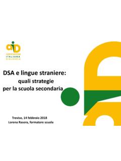 DSA e lingue straniere - aiditalia.org